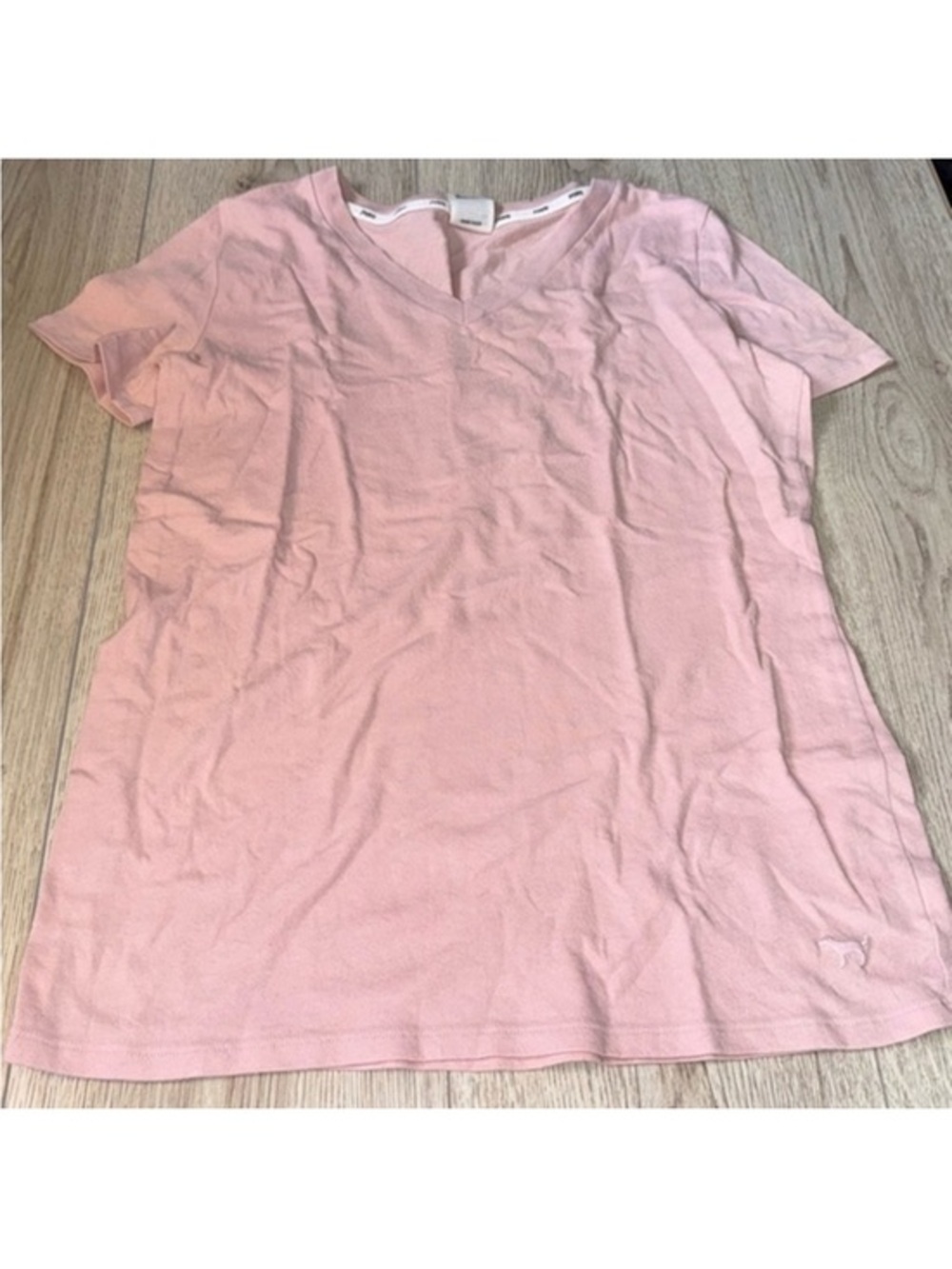 Victoria’s Secret pink v neck short sleeve shirt top